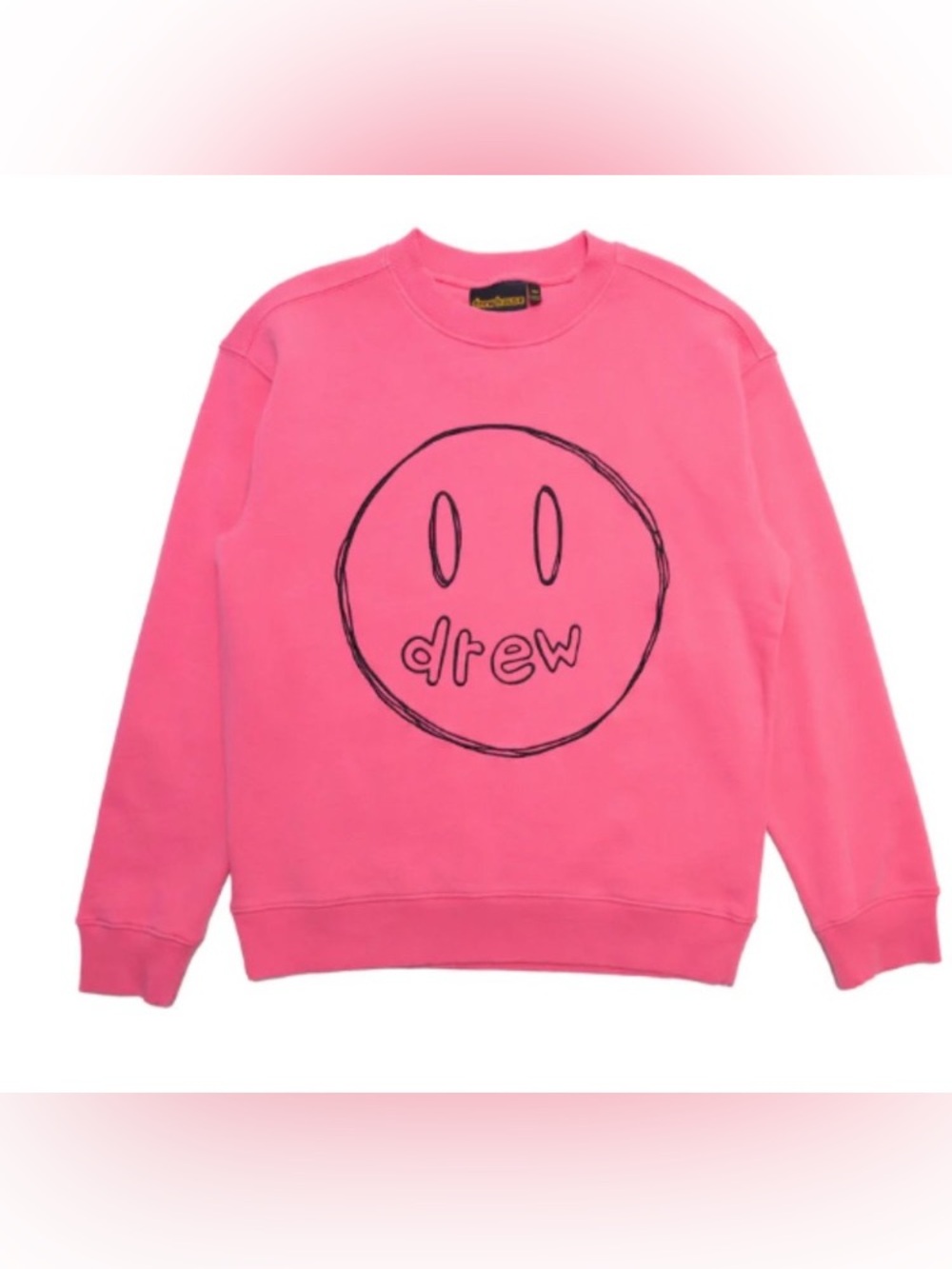 NWT Drew House Sketch Mascot Crewneck Hot Pink Size XL